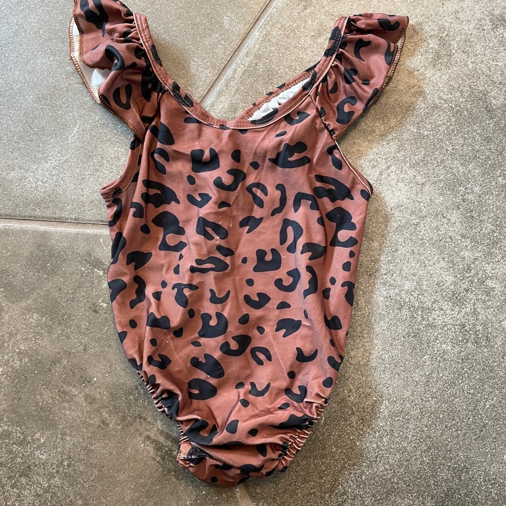 Toddler ruffle swim suit